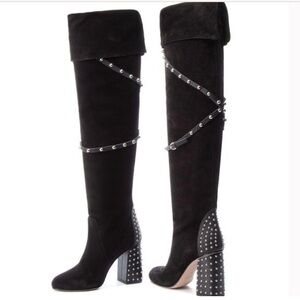 Valentino (RED V) high studded boots size 36/5.5